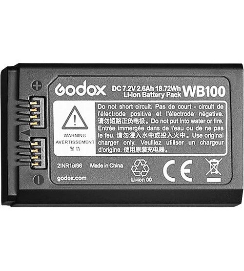 Battery Lithium Godox WB-100 for AD100 Pro
